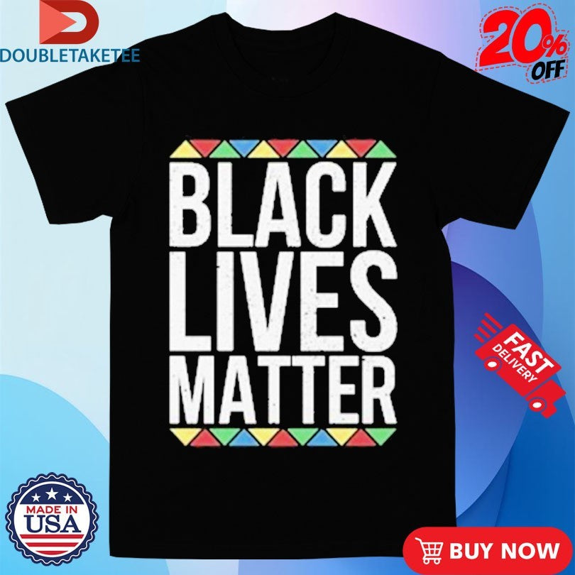 Official Black Lives Matter Colored Triangle Shirts