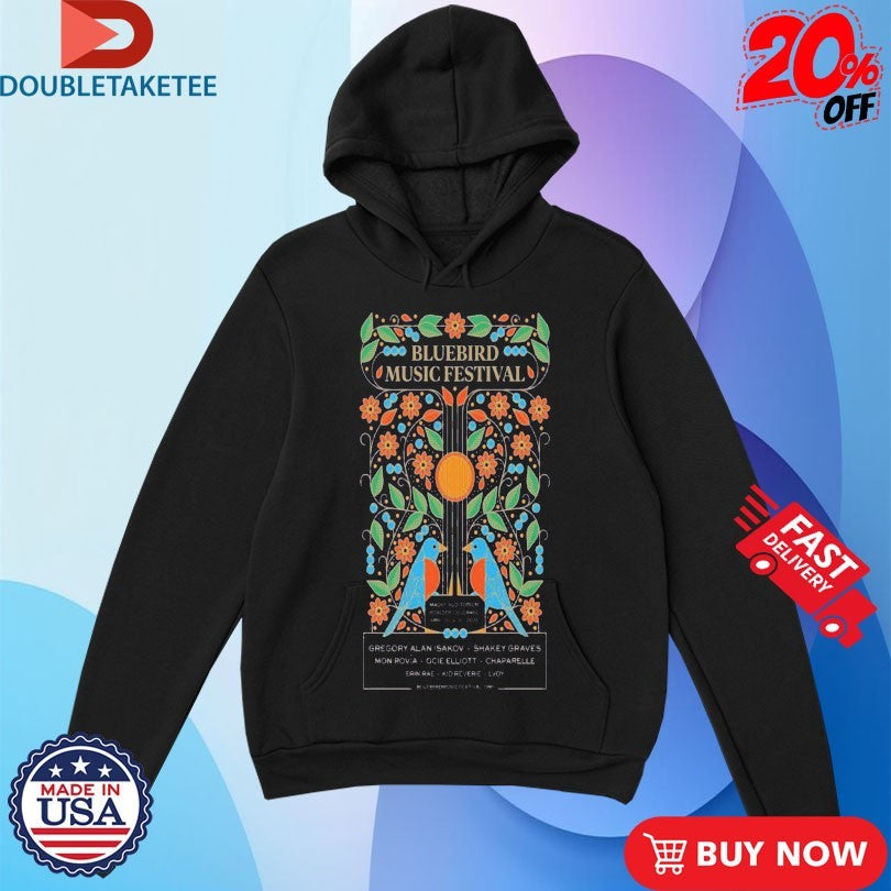 Official Bluebird Music Festival Boulder, CO Poster Apr 18 2026 Shirts