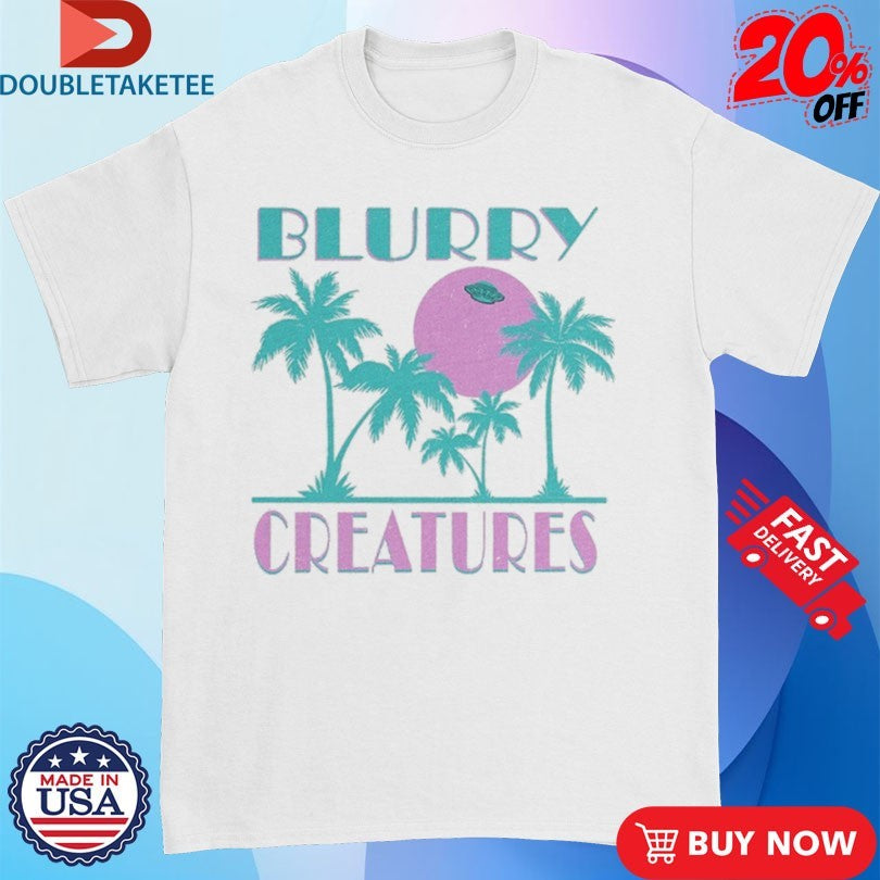 Official Blurry Creatures Miami Blur UFO Shirts