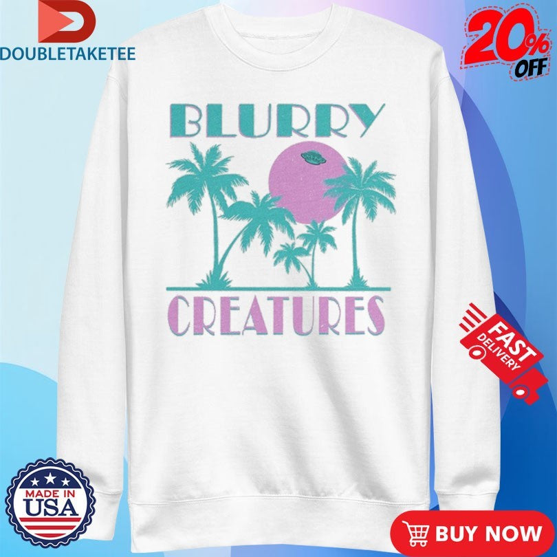 Official Blurry Creatures Miami Blur UFO Shirts