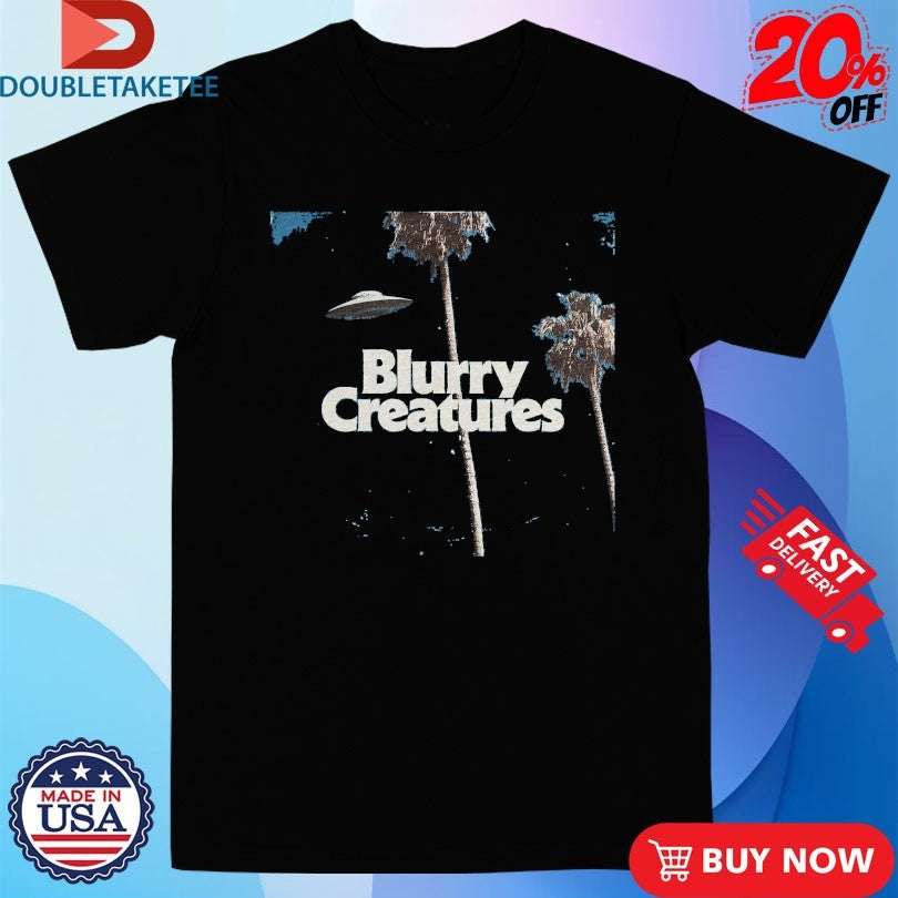 Official Blurry Creatures Palms UFO Shirts
