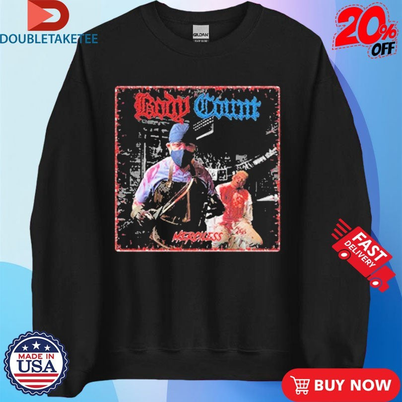 Official Body Count Merciless Album Shirts