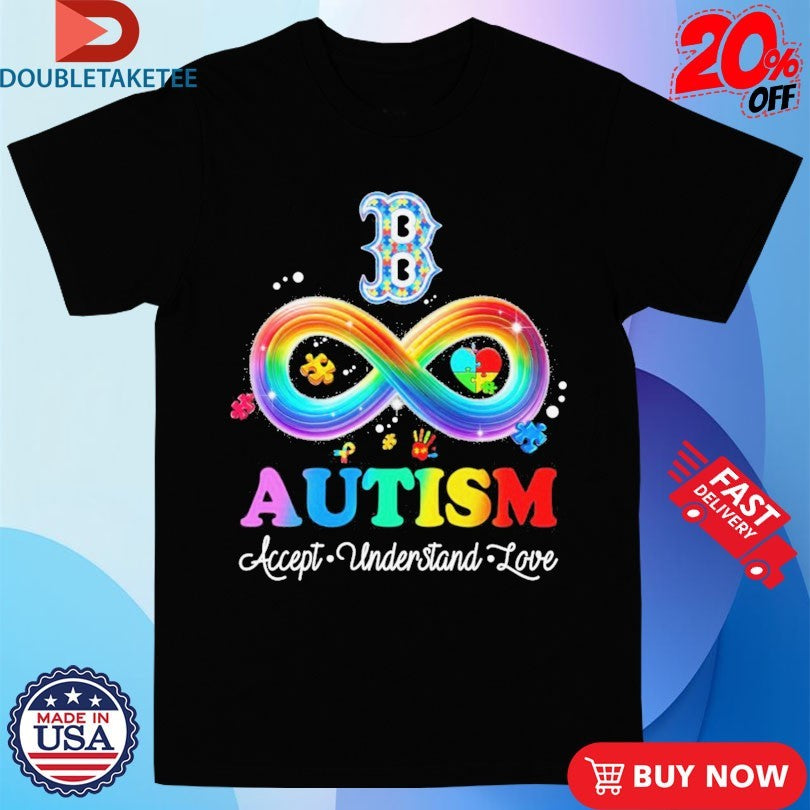 Official Boston Red Sox Autism Accept Understand Love Shirts