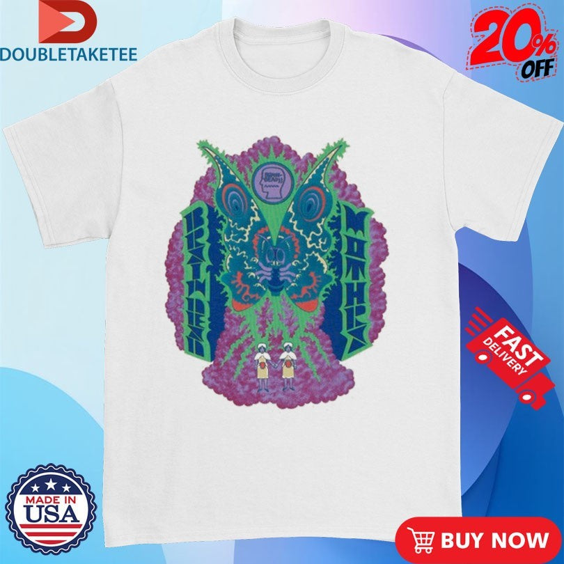 Official Brain Dead x Godzilla Mothra Pique Shirts