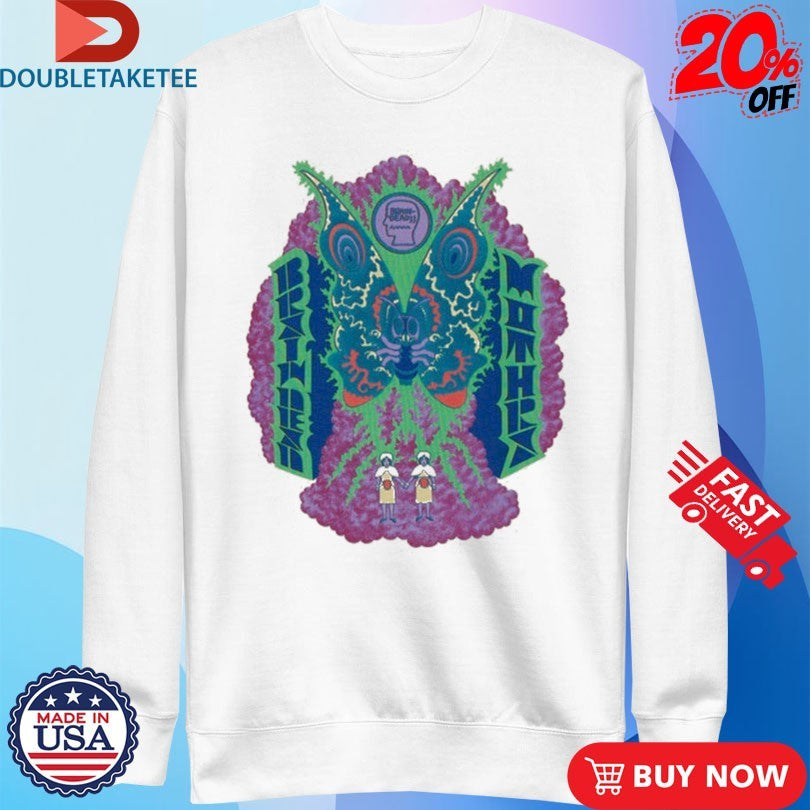 Official Brain Dead x Godzilla Mothra Pique Shirts