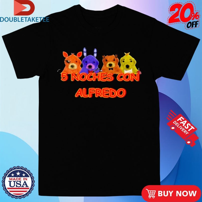 Official Brenda Necochea Wearing Fnaf 5 Noches Con Alfredo Shirts