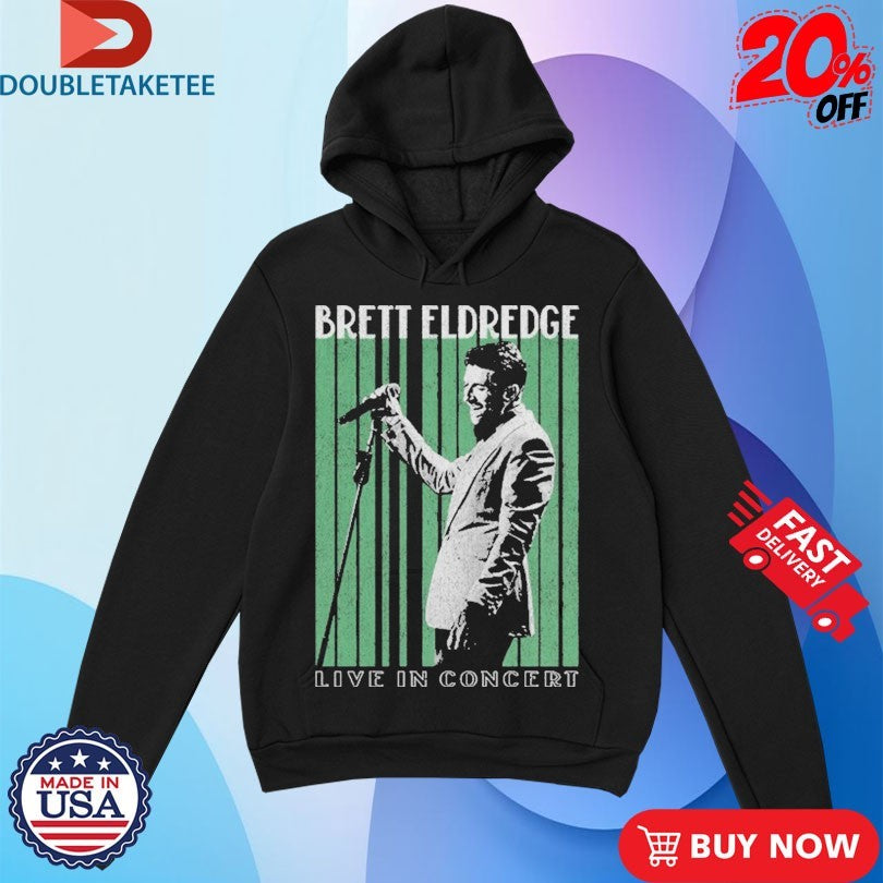 Official Brett Eldredge Live In Concert 2024 Photo Tour Shirts