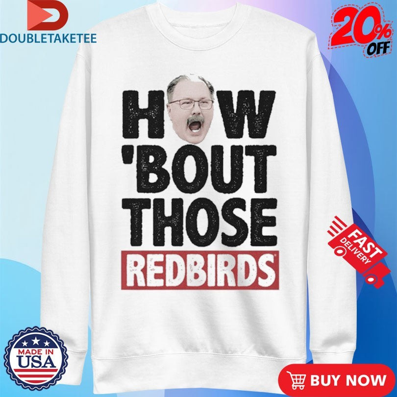 Official Brock Spack How ‘Bout Those Illinois State Redbirds Head T-shirt!s