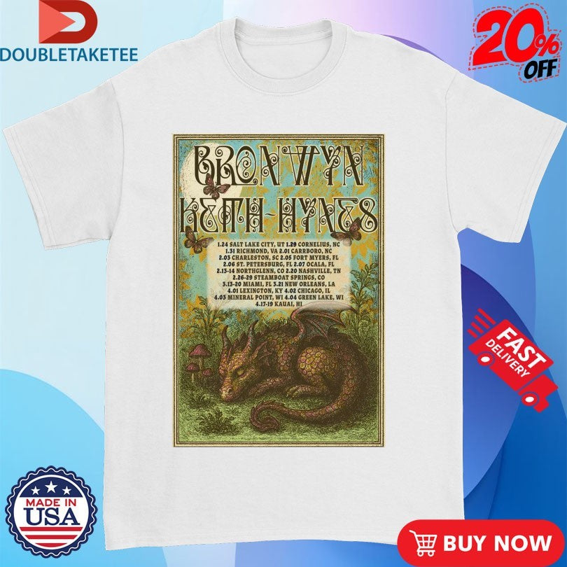 Official Bronwyn Keith Hynes 2026 Spring Tour Shirts