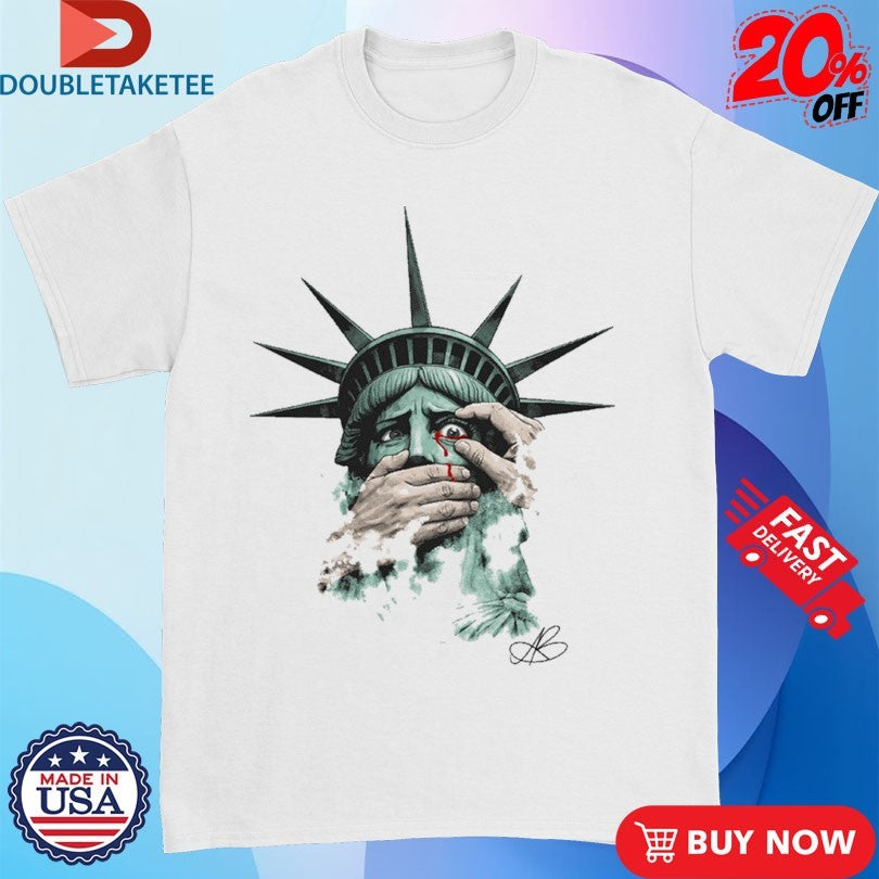 Official Bryan Andrews Are We Great Yet Liberty Statue Hands Shirts