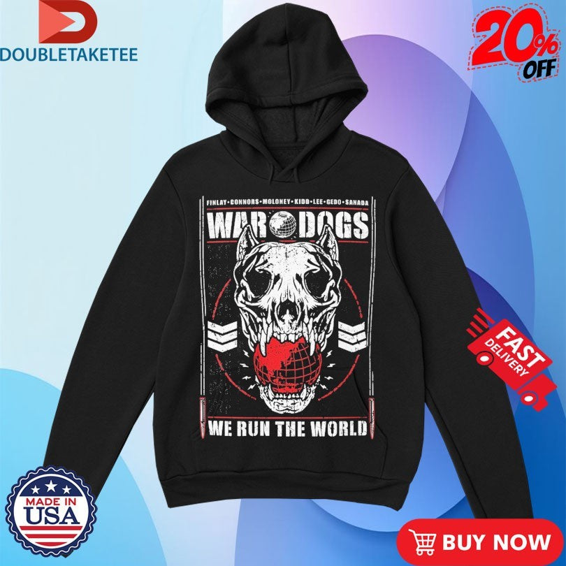 Official Bullet Club War Dogs We Run The World Shirts