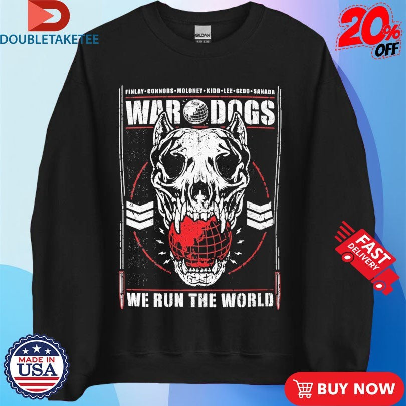 Official Bullet Club War Dogs We Run The World Shirts