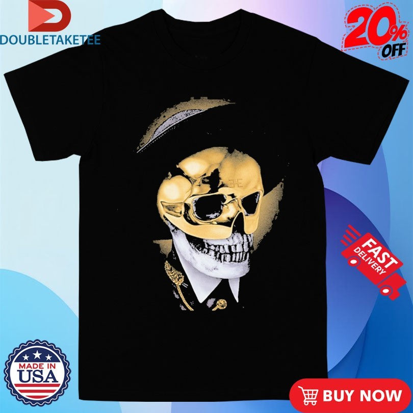 Official Busta Rhymes Gold Skull Shirts