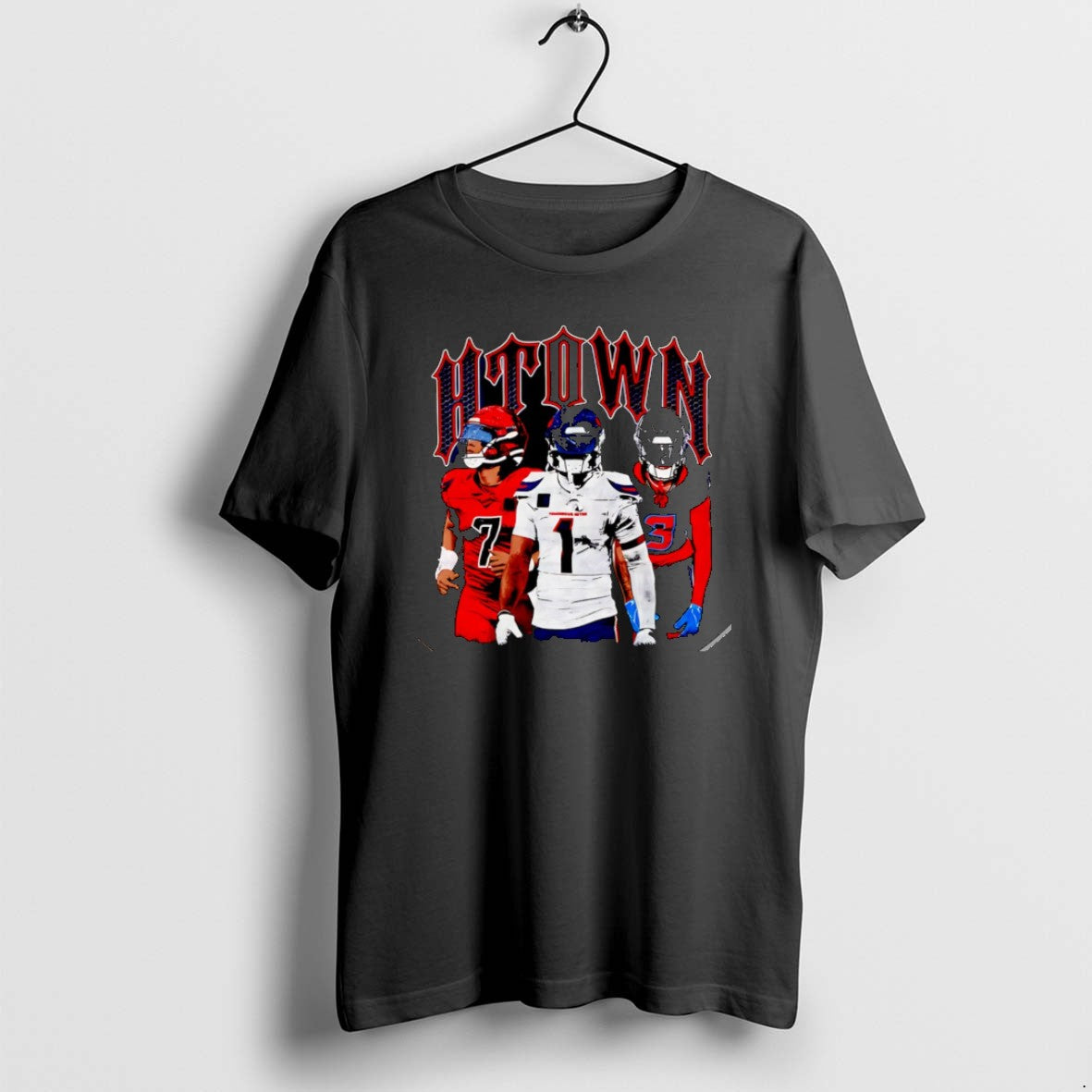 Official C Stroud Jimmie Ward And Tank Dell Houston Texans H Town Graphic Christmas T-Shirts, Hoodie, Sweatshirt