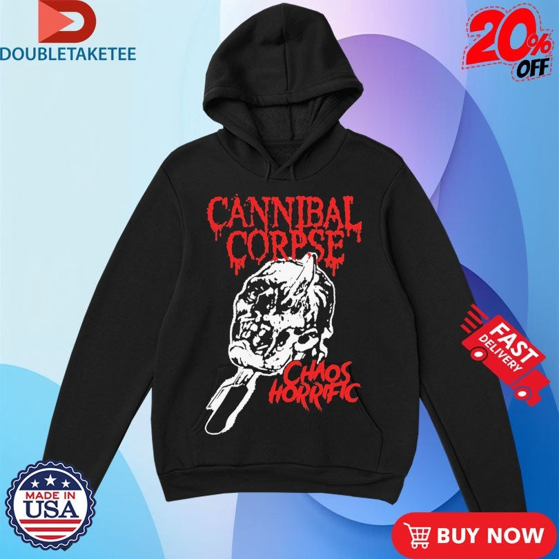 Official Cannibal Corpse Chaos Horrific Skull Shirts