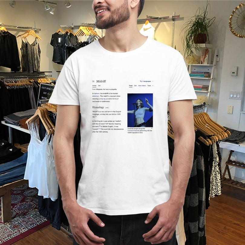 Official Caroline Polachek Midriff Wikipediated Shirts