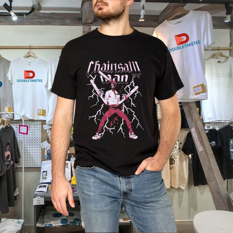 Official Chainsaw Man The Movie Reze Arc Lightning Shirts