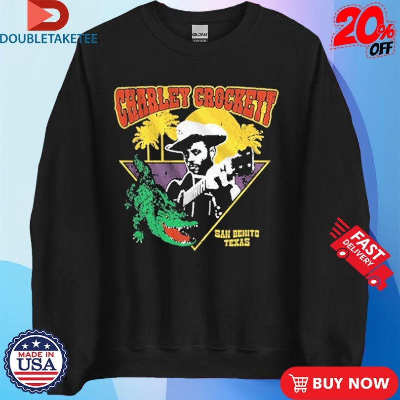 Official Charley Crockett San Benito Texas Gator Shirts