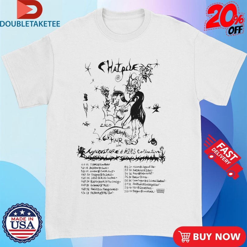 Official Chat pile European Tour UK 2025 Dates Shirts