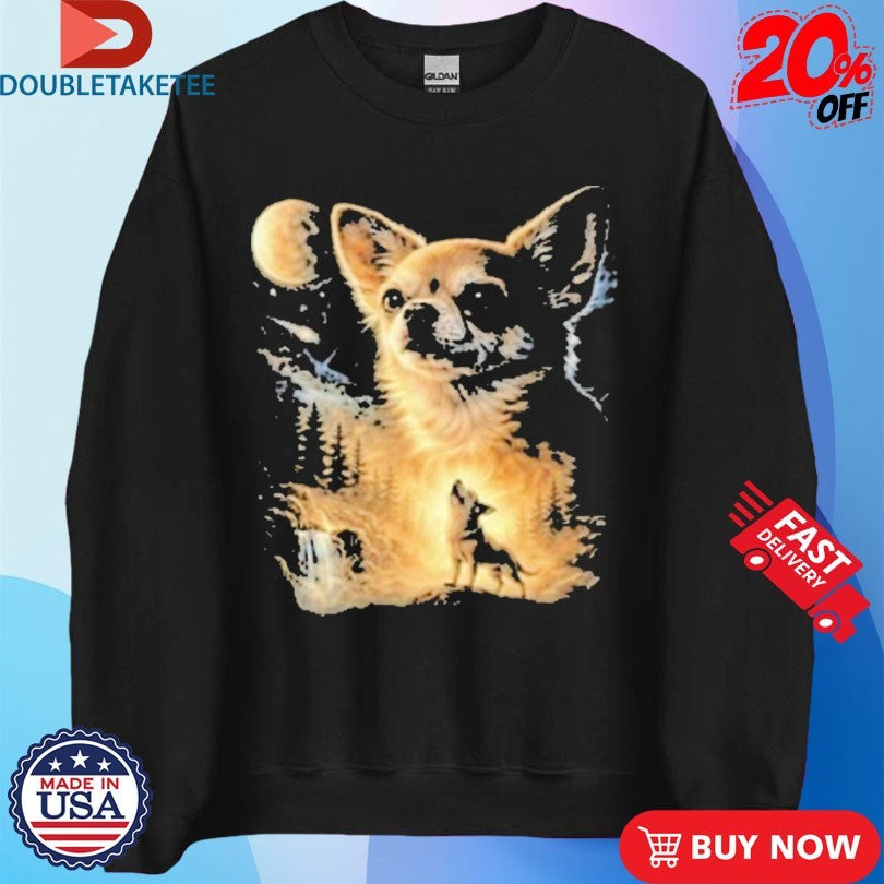 Official Chihuahua Howling To The Moon Shirts