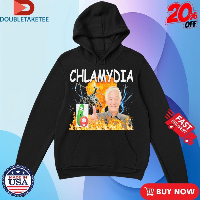 Official Chlamydia Flames Thumb Shirts