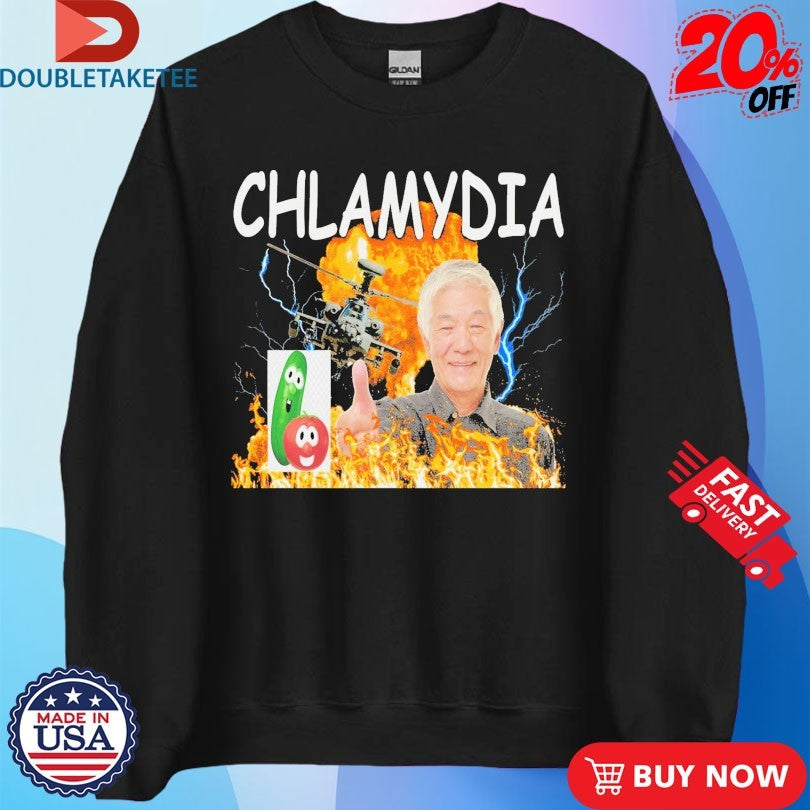 Official Chlamydia Flames Thumb Shirts
