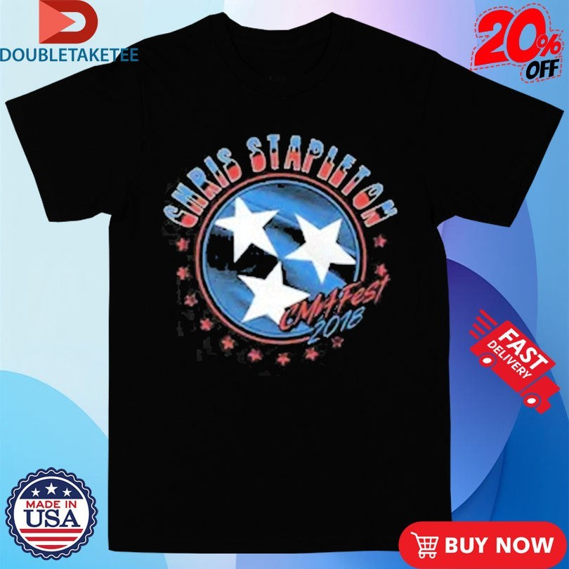 Official Chris Stapleton The CMA Fest Tennessee Flag Shirts