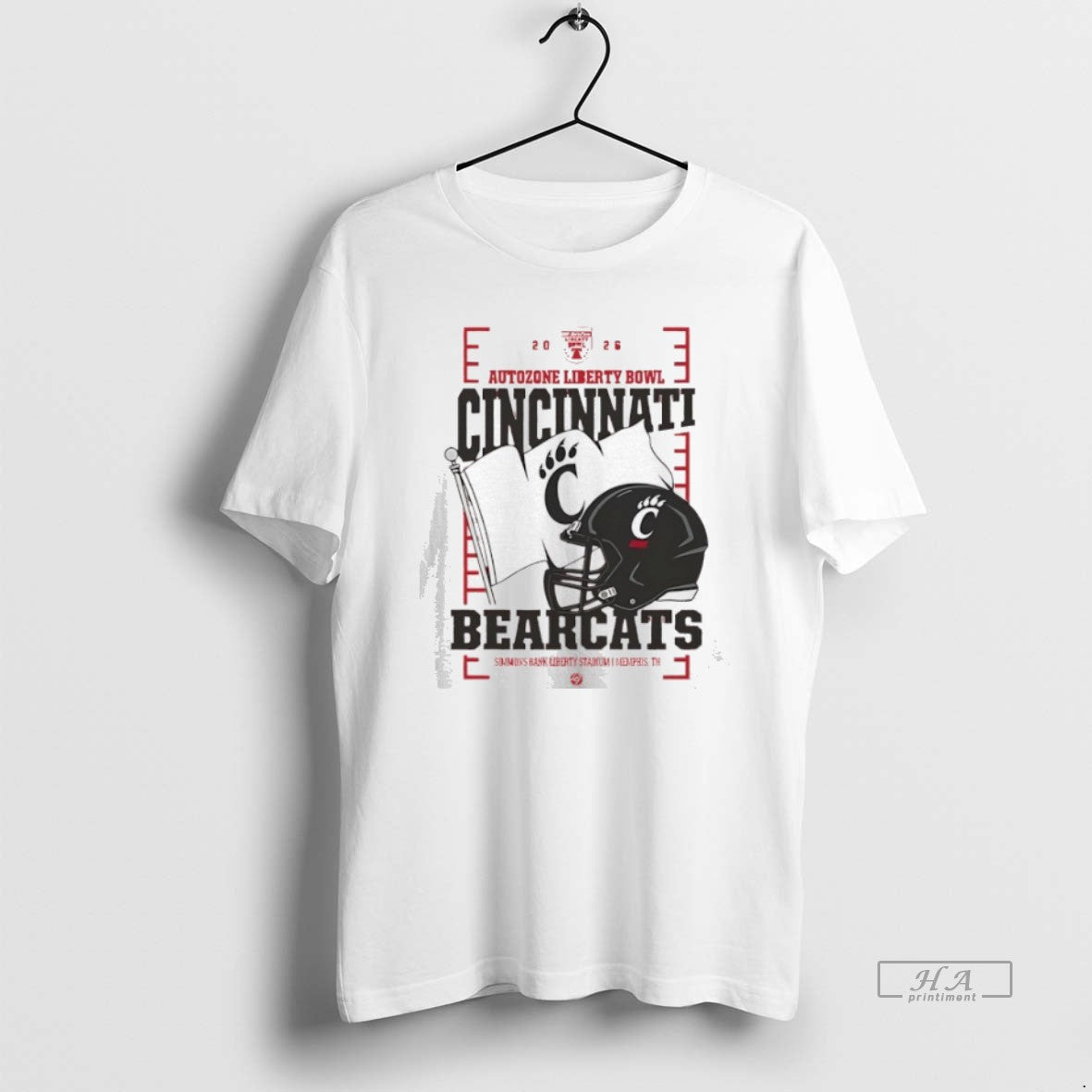 Official Cincinnati Bearcats 2026 Autozone Liberty Bowl Helmet T-Shirts, Hoodie, Sweatshirt | DripVista.com