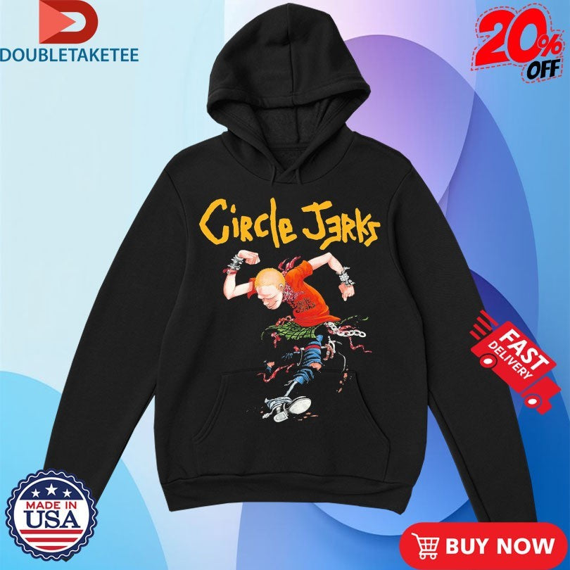 Official Circle Jerks Full Colour Skankman Shirts