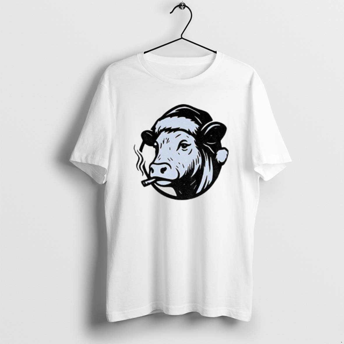 Official Cow Santa Hat Bah Humbug Merry Christmas T-Shirts, Hoodie, Sweatshirt | DripVista.com
