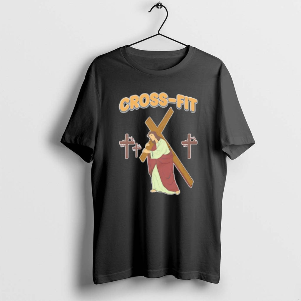Official Cross Fit Jesus Carries The Cross T-Shirts, Hoodie, Sweatshirt | DripVista.com