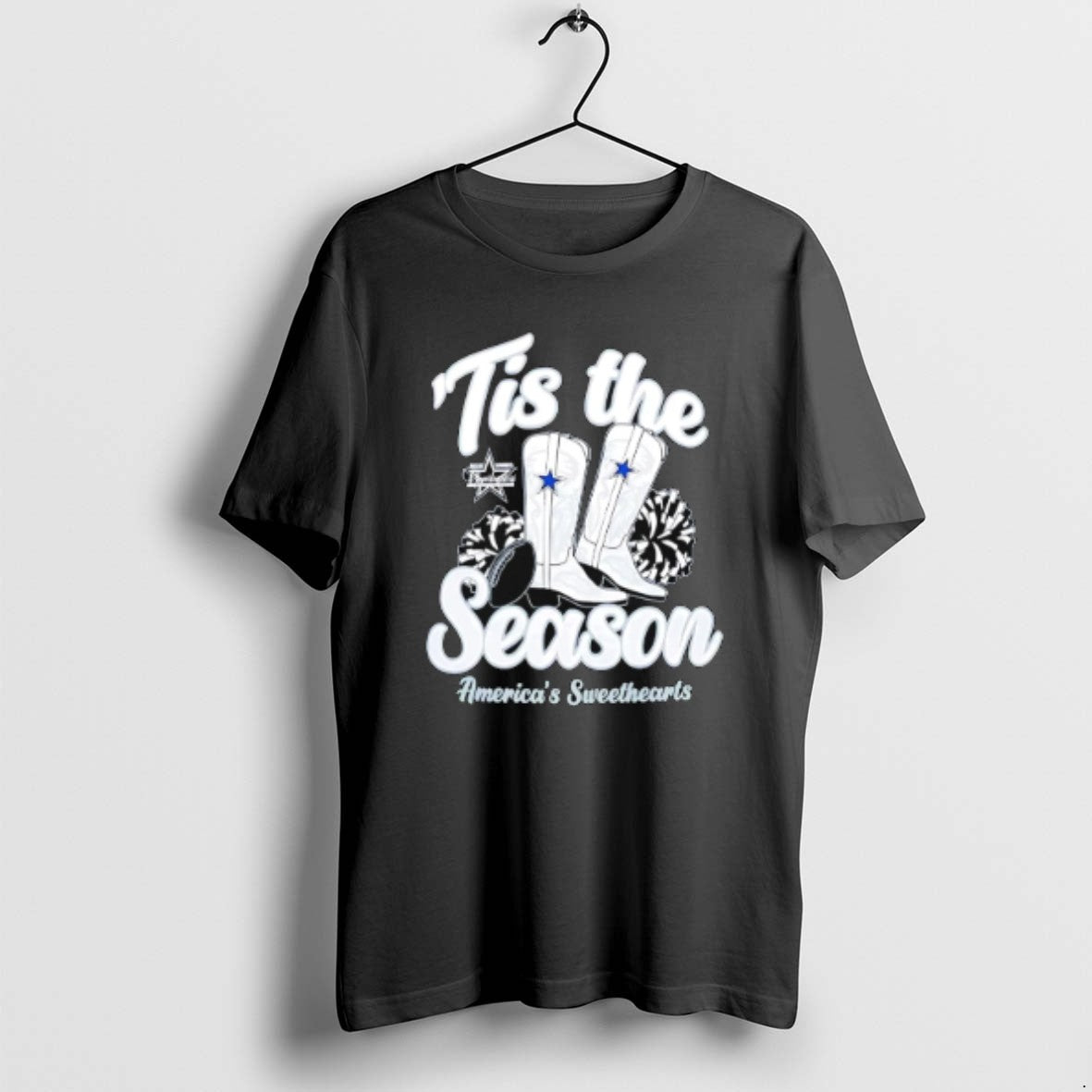 Official Dallas Cowboys Tis The Season Boots 2025 T-Shirts, Hoodie, Sweatshirt | DripVista.com