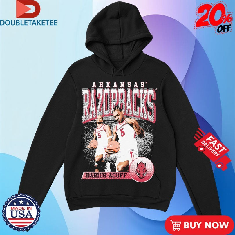 Official Darius Acuff Player Arkansas Razorbacks Shirts
