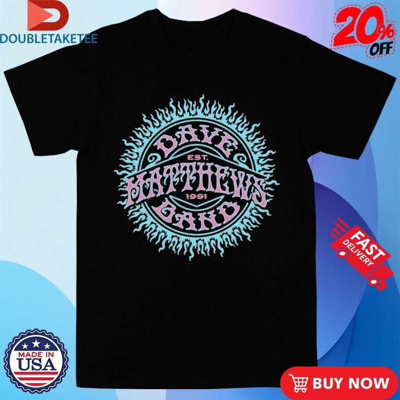 Official Dave Matthews Band Est 1991 Sun Shirts