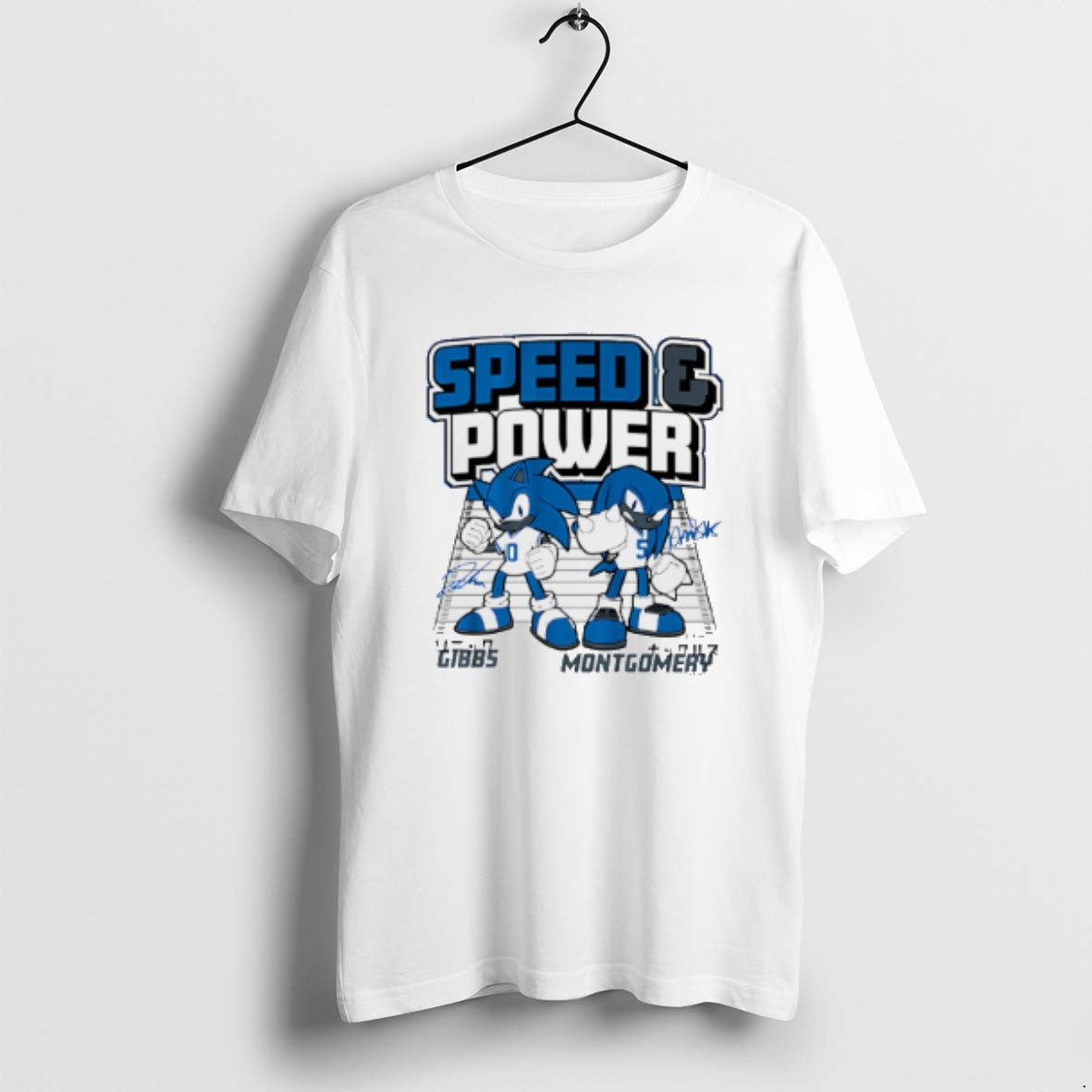 Official Detroit Lions Jahmyr Gibbs And David Montgomery Sega And Knuckles T-Shirts, Hoodie, Sweatshirt | DripVista.com