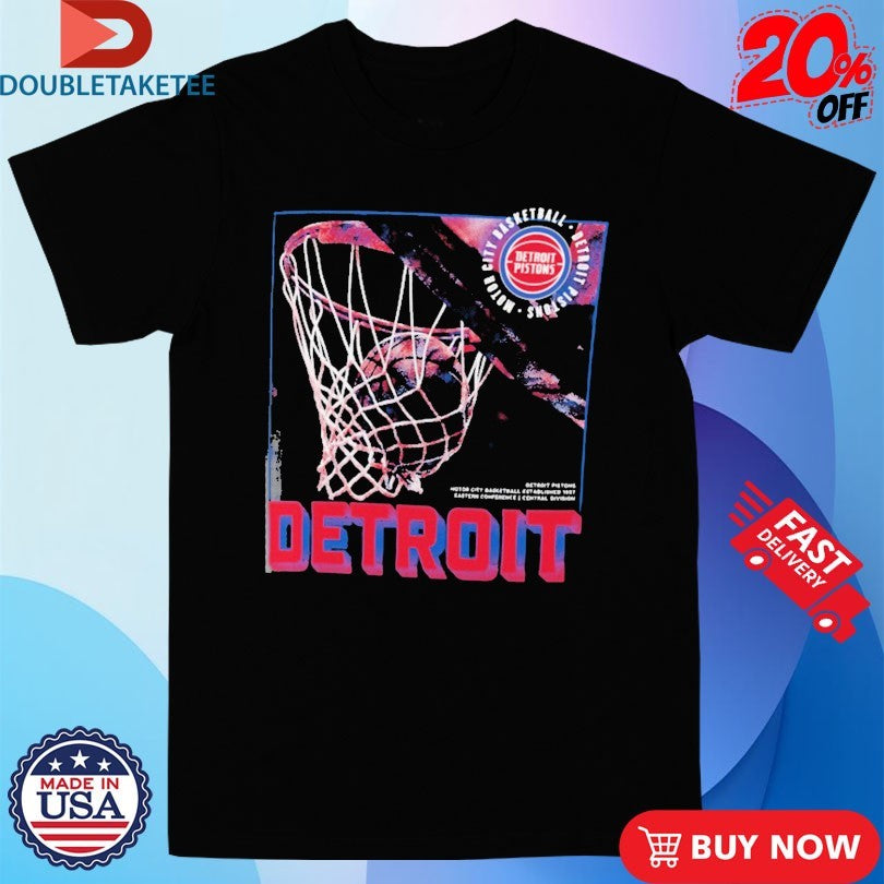 Official Detroit Pistons Chrome Legacy Shirts
