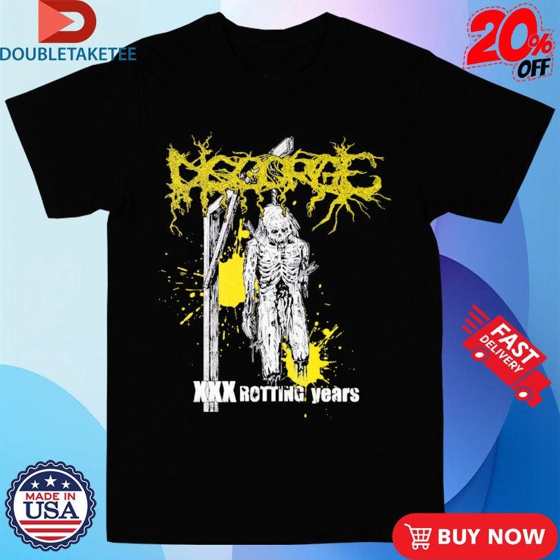 Official Disgorge XXX Rotting Years Shirts
