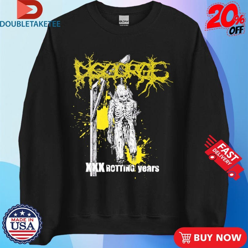 Official Disgorge XXX Rotting Years Shirts