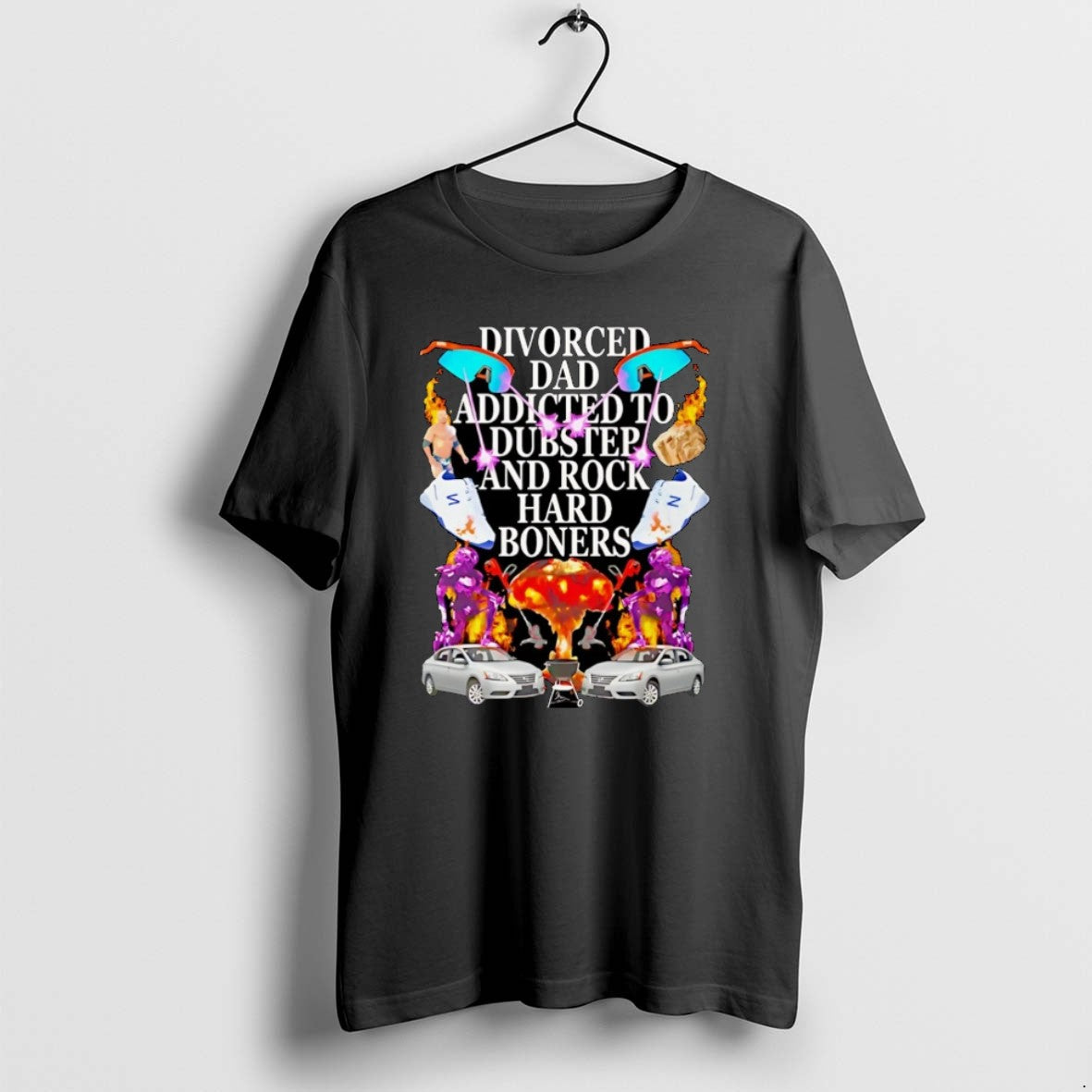 Official Divorced Dad Addicted To Dubstep And Rock Hard Boners Christmas T-Shirts, Hoodie, Sweatshirt | DripVista.com