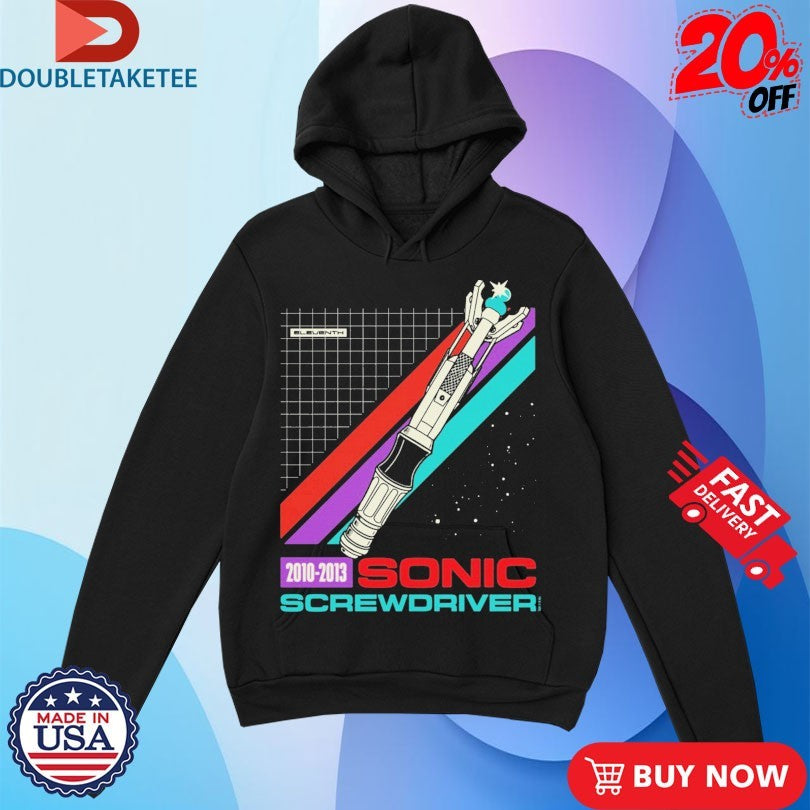 Official Doctor Who Sonic Screwdriver Eleventh Shirts