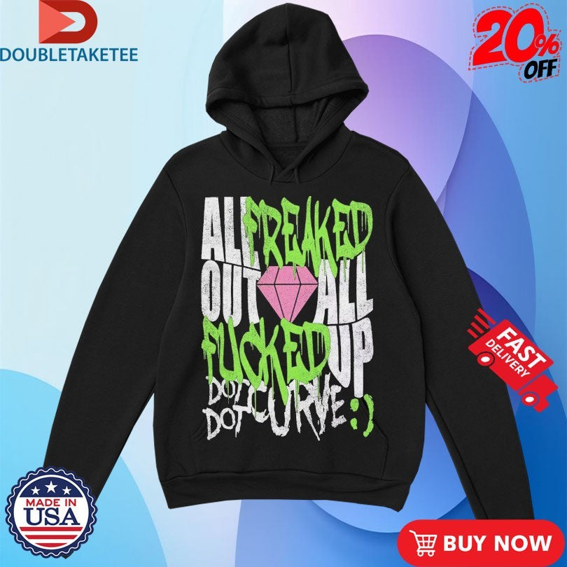 Official Dot Dot Curve All Freaked Out All Up Fucked Diamond Shirts