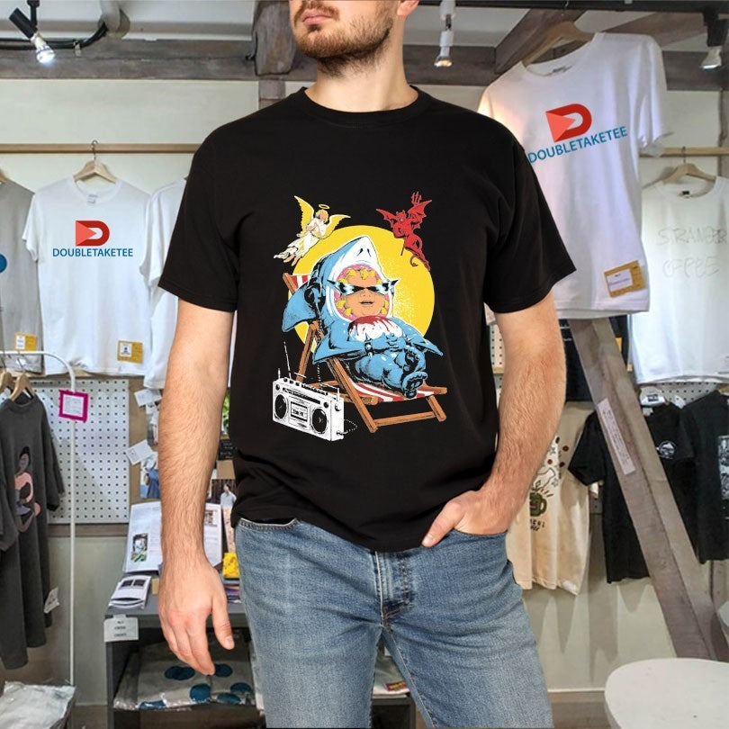Official Drain …Is Your Friend Shark Angel And Devil Album Shirts