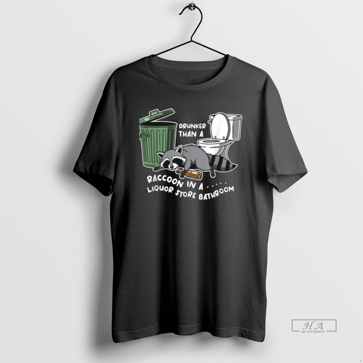 Official Drunker Than A Raccoon In A Liquor Store Bathroom T-Shirts, Hoodie, Sweatshirt | DripVista.com