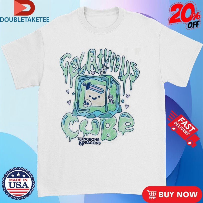 Official Dungeons &amp; Dragons Chibi Gelatinous Cube Shirts