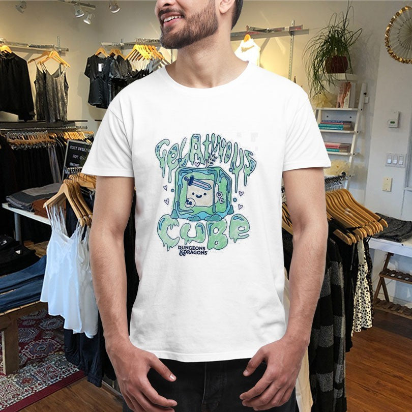 Official Dungeons &amp; Dragons Chibi Gelatinous Cube Shirts