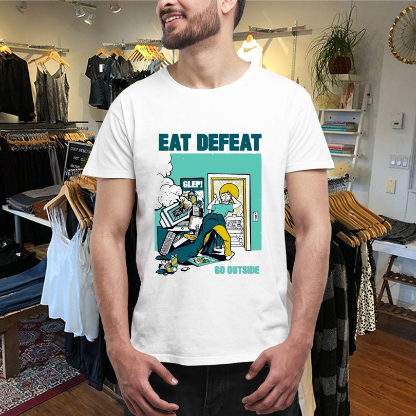 Official Eat Defeat Go Outside Glep Shirts