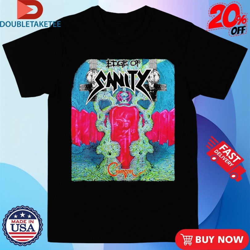 Official Edge Of Sanity Crimson Shirts