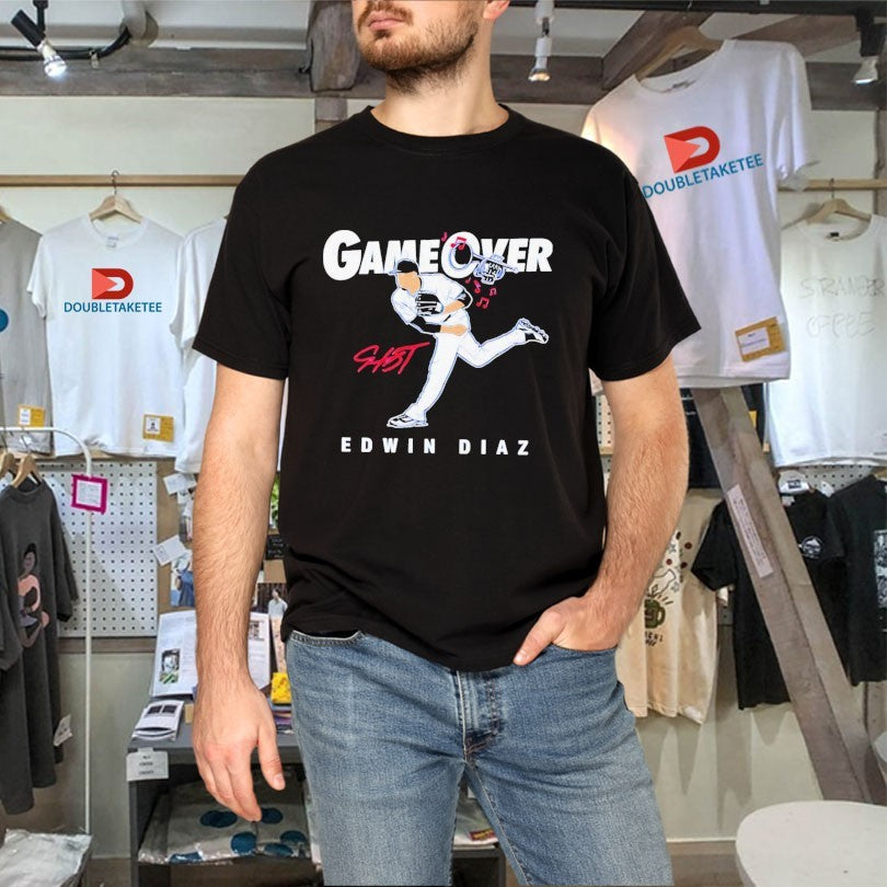 Official Edwin Diaz Game Over Los Angeles Dodgers Signature Shirts