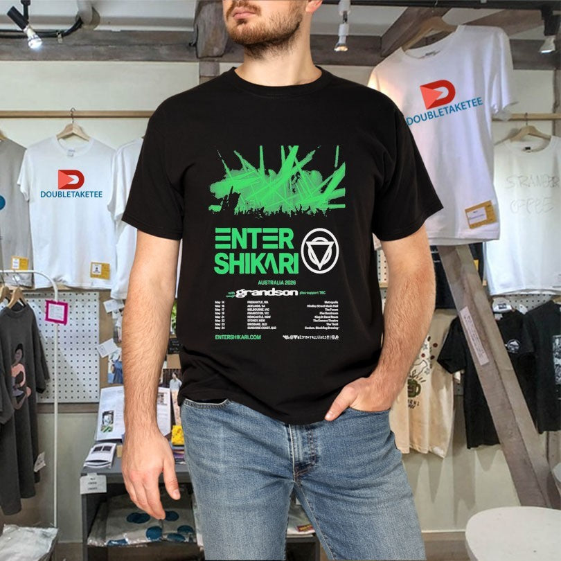 Official Enter Shikari Tour 2026 Australian Shirts