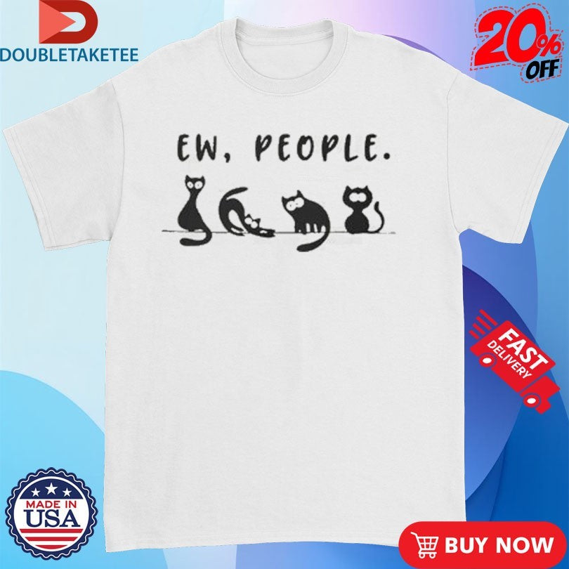 Official Ew People Black Cat Shirts